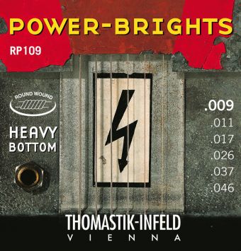 Struny pro E-kytaru Power Brights Series Sada 009 heavy RP109