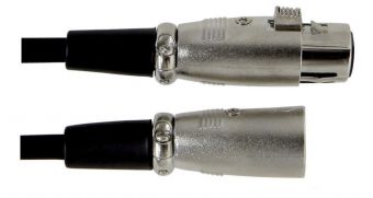Kabel pro mikrofon Basic Line 3 m/jednotkové balení 10 ks