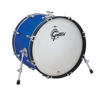 Bass drum Catalina Club Blue Satin Flame