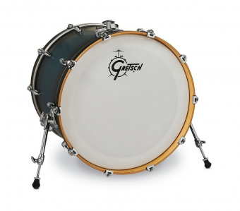 Bass drum Renown Maple Satin Antique Blue Burst