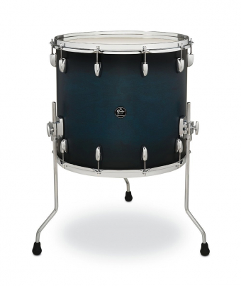 Floor Tom Renown Maple Satin Antique Blue Burst