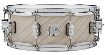 Snare drum Concept Maple Finish Ply Twisted Ivory PDCM5514STI