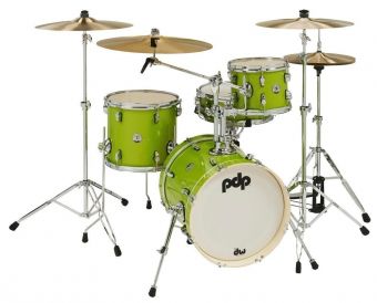 Shell set New Yorker Electric Green Sparkle PDNY1604EL