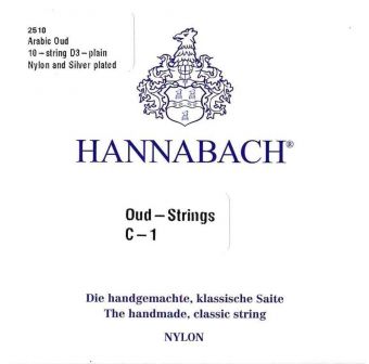 Hannabach Aoud struny Arabische Aoud Nylon