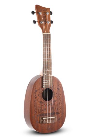 Pineapple Ukulele Manoa Kaleo K-PA-WHISKY Sopran Sapelli matt