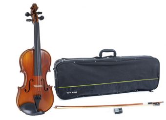 Housle Maestro 1-VL3 4/4 včetně Setup a pouzdra pro housle, Massaranduba smyčce a strun Larsen Il Cannone