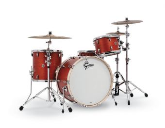 Floor Tom USA Brooklyn Satin Burnt Orange