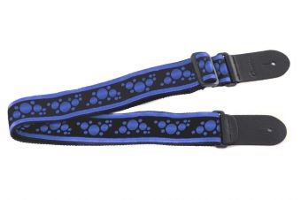 Kytarový popruh Signature Nylon Bright Blue