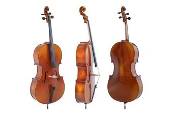 Cello Maestro 1-VC3 4/4 with setup incl. bag, massaranduba bow and Larsen Aurora strings