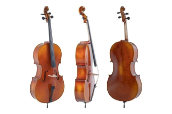 Cello Maestro 1-VC3 1/4 with setup incl. bag, carbon bow and Larsen Aurora strings