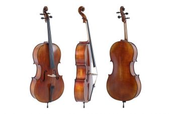 Cello Maestro 2-VC4 4/4 with setup incl. bag, carbon bow and Larsen Aurora strings