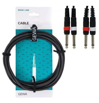 Twin kabel Basic Line 1,5 m / baleno po 5 ks