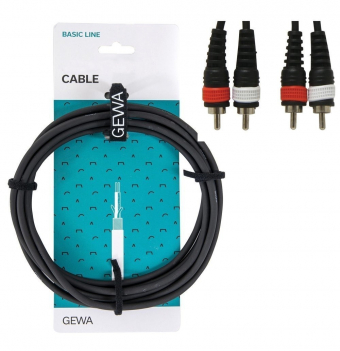 Twin kabel Basic Line 1,5 m / baleno po 5 ks
