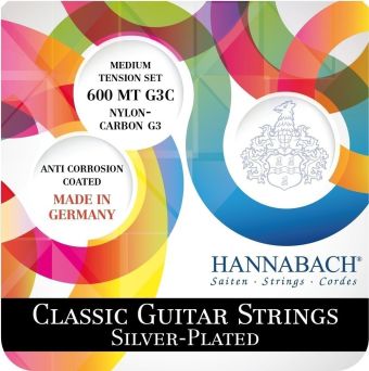 Hannabach Struny pro Klasickou kytaru 600 G3C  G3 CARBON
