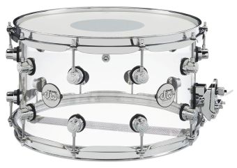 Snare drum Design Acryl  Transparentní