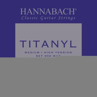 Struny pro klasickou kytaru série 950 Medium/High Tension Titanyl  E6w 9506MHT