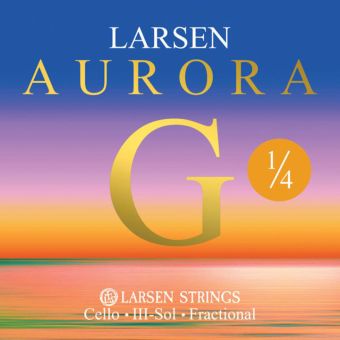 Struny pro Cello Larsen Aurora  G 1/4 Medium