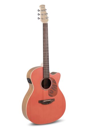 E – akustická kytara Jump OM Cutaway Electro  Peach AEO-69-O