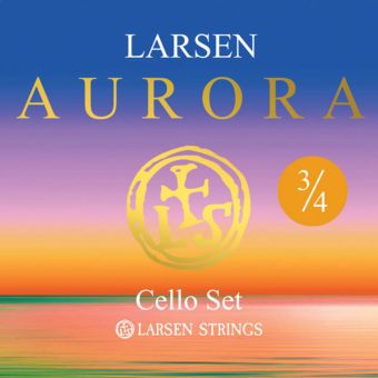 Struny pro Cello Larsen Aurora  Set 3/4 Medium