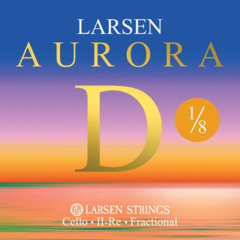 Struny pro Cello Larsen Aurora  D 1/8 Medium
