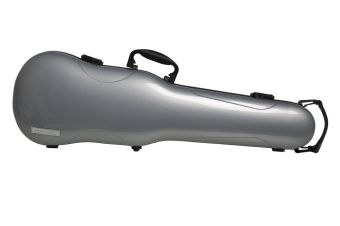 Tvarové pouzdro pro housle Air 1.7  Stříbrná metalíza, vysoký lesk Včetně boční rukojeti