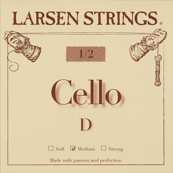 Struny pro Cello Malé velikosti  D 1/2