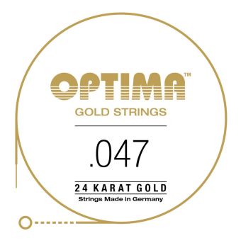 Optima struny pro akustickou kytaru Gold Strings  E6 .047w GA047