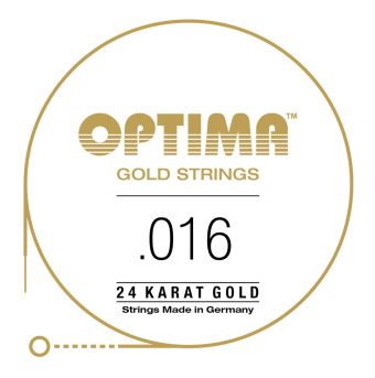 Optima struny pro akustickou kytaru Gold Strings  H/B2 .016 GPS016