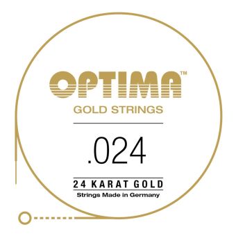 Optima struny pro akustickou kytaru Gold Strings  G3 .024w GA024
