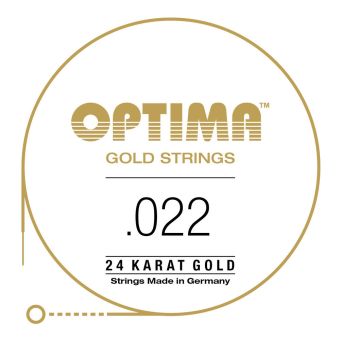 Struny pro E-kytaru Gold Strings Round Wound  D4 .022w GE022
