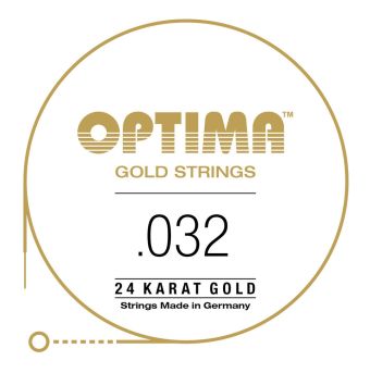 Struny pro E-kytaru Gold Strings Round Wound  A5 .032w GE032