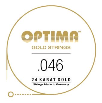 Struny pro E-kytaru Gold Strings Round Wound  E6 .046w GE046