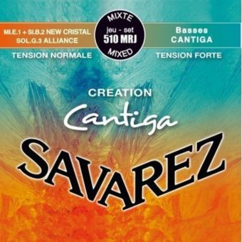 Savarez struny pro klasickou kytaru Creation Cantiga 510  Sada mix 510MRJ