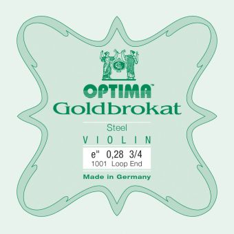 Optima struny pro housle Lenzner Goldbrokat Violine  E 0,28 S x-hart