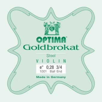 Optima struny pro housle Lenzner Goldbrokat Violine  E 0,28 K x-hart