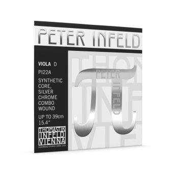 Thomastik struny pro violu Peter Infeld Synthetic Core  D Synthetik/Chrom PI22A