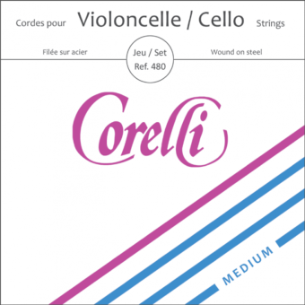 Struny pro Cello Ocel  480