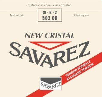 Struny pro Klasickou kytaru Alliance - jednotlivé struny  H/B2 New Cristal normal 502CR