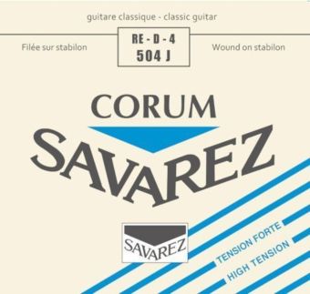 Savarez struny pro klasickou kytaru New Cristal Corum  D4w Corum high 504J
