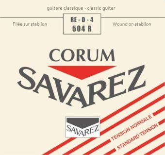 Struny pro Klasickou kytaru Alliance - jednotlivé struny  D4w Corum standard 504R