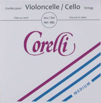 Struny pro Cello Ocel  480