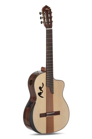 Electro-acústica Café Cortado Cutaway  Santos Rosewood lesk