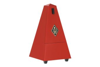 Metronom Pyramidový tvar  Tmavě červený mat 845201