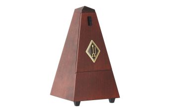 Metronom Pyramidový tvar  Mahagon-barvy,mat 801M