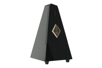 Metronom Pyramidový tvar  Černá, vysoký lesk 816