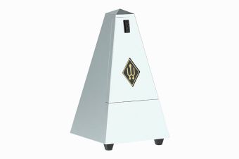 Metronom Pyramidový tvar  Stříbrný světlý mat 845202