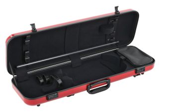 Pouzdro pro housle Air 2.1  červený, vysoký lesk