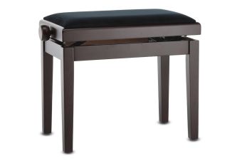 Piano stolička Deluxe Palisandr/mat  Černý potah JB2