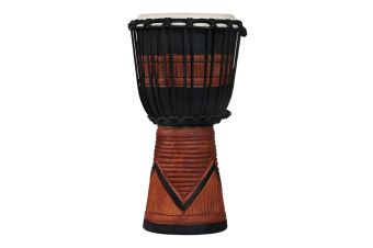 Djembe World Beat Wood Art  Black/Brown LP713SB