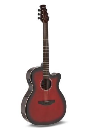 E – akustická kytara  Cherry Burst AEO-69-CB